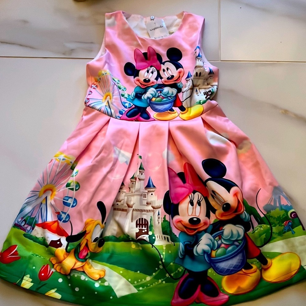 Girls Mickey and Minnie dress